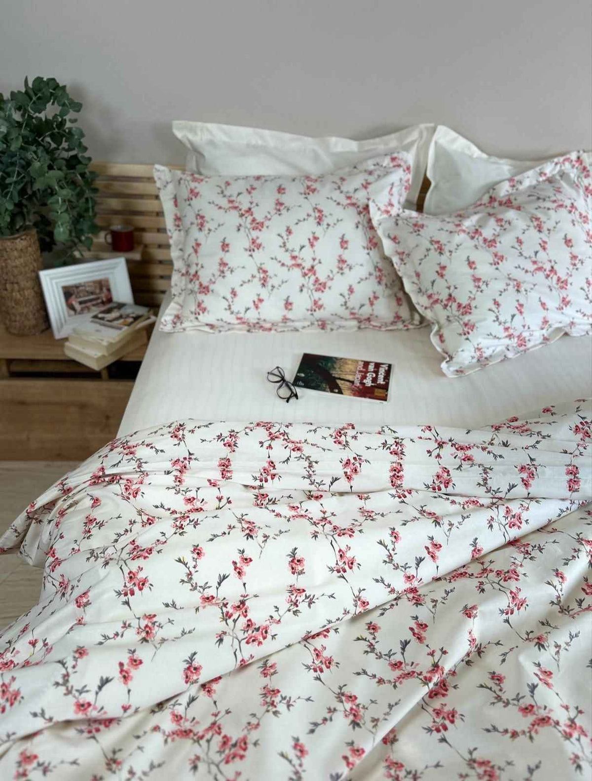 Lenjerie de pat Bumbac Ranforce 100% Crem 022