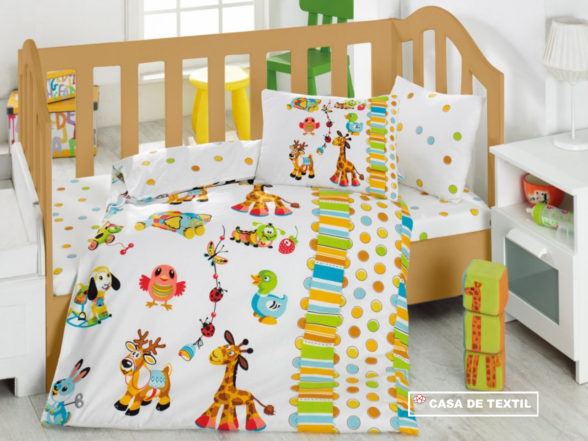 Lenjerie de pat pentru bebeluși – 100% Bumbac Ranforce de înaltă calitate | CottonBox