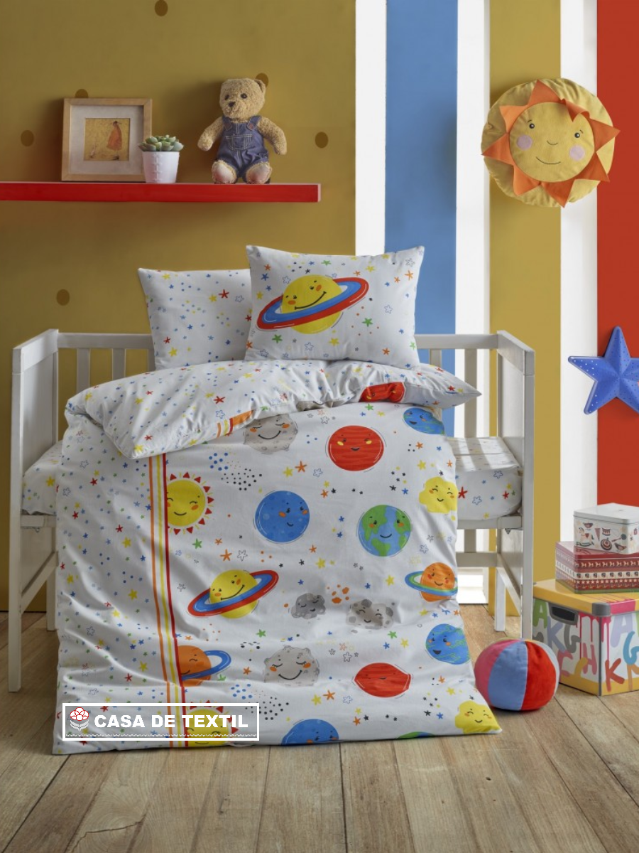 Lenjerie de pat pentru bebeluși – 100% Bumbac Ranforce de înaltă calitate | CottonBox