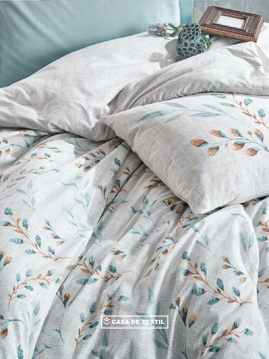 CottonBox Lenjerie de pat pentru 1 persoană – 100% Bumbac Ranforce - imagine 2