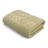 Prosoape de baie din bumbac – Zigzag Kaki - imagine 2