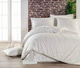 Lenjerie de pat Bumbac Ranforce 100% Crem 002