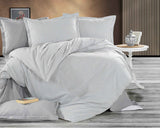 Lenjerie de pat Bumbac Ranforce 100% Gri 018