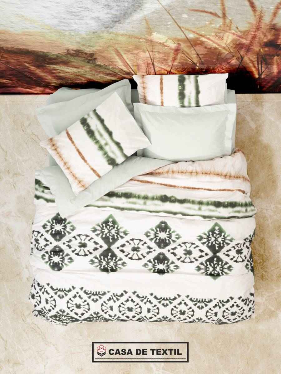 CottonBox - Lenjerie de pat pentru 2 persoane, 100% Bumbac Ranforce - Calitate superioară și confort garantat