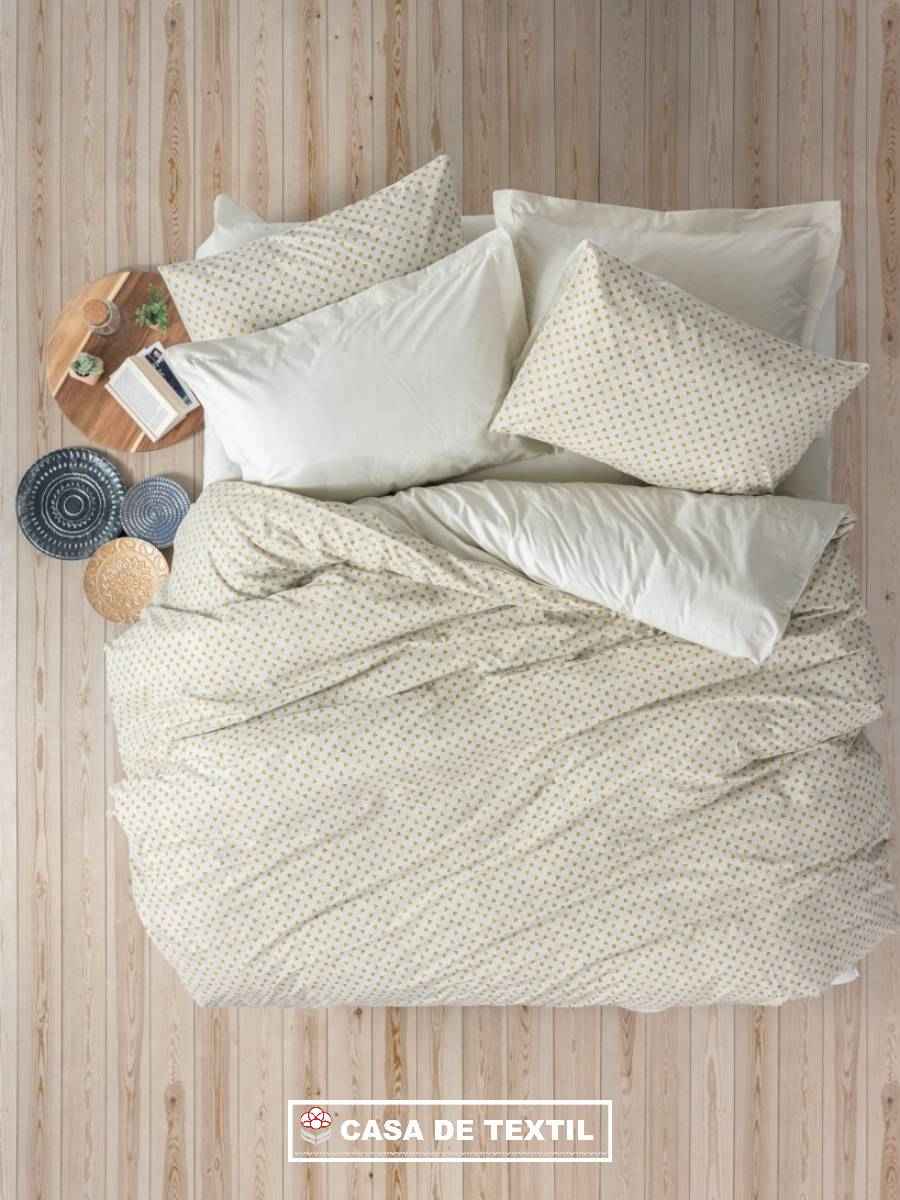 CottonBox - Lenjerie de pat pentru 2 persoane, 100% Bumbac Ranforce - Calitate superioară și confort garantat