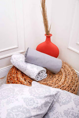 Lenjerie de pat 100% Bumbac Ranforce Gri 001