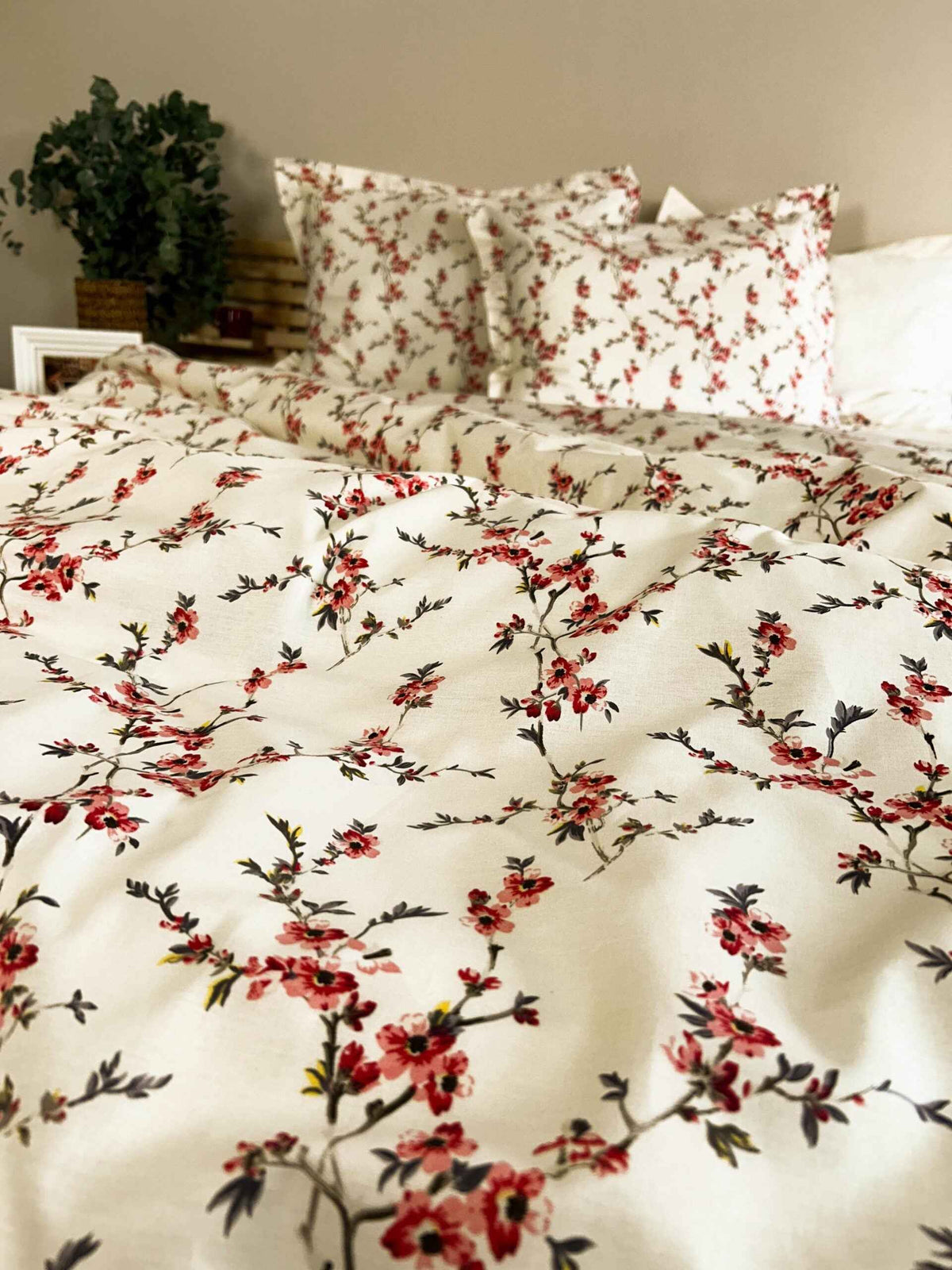 Lenjerie de pat Bumbac Ranforce 100% Crem 022