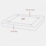 Cearșaf de pat cu elastic + 2 fețe de pernă 50x70 - Confort și practicitate