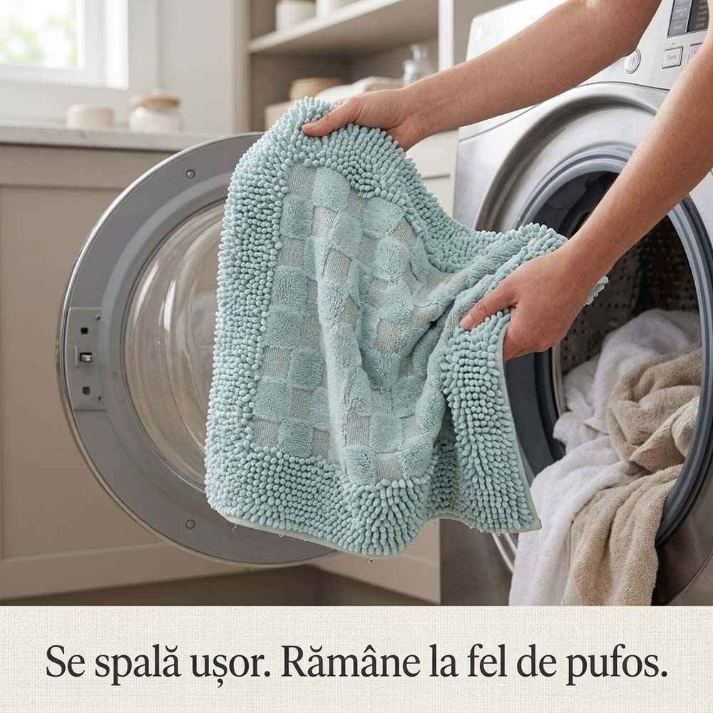Set covoare de baie din 100% bumbac - Turcoaz