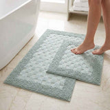 Set covoare de baie din 100% bumbac - Turcoaz