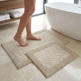 Set covoare de baie din 100% bumbac - Bej