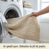 Set covoare de baie din 100% bumbac - Bej