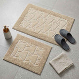 Set covoare de baie din 100% bumbac - Bej