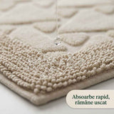 Set covoare de baie din 100% bumbac - Bej