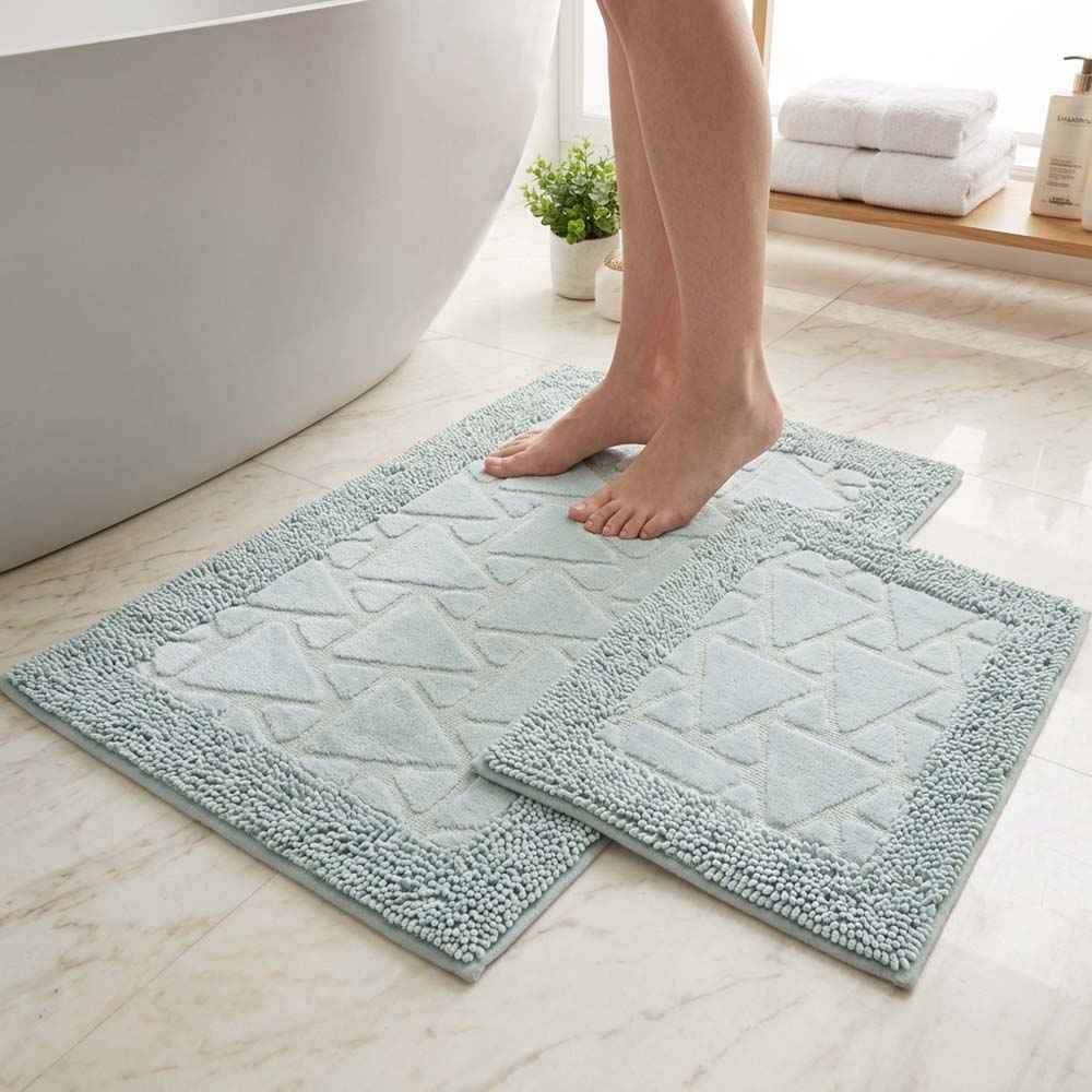 Set covoare de baie din 100% bumbac - Turcoaz