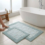 Set covoare de baie din 100% bumbac - Turcoaz