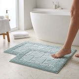 Set covoare de baie din 100% bumbac - Turcoaz